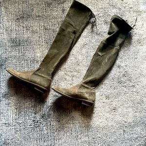 Stuart Weitzman Suede Over the Knee Boots